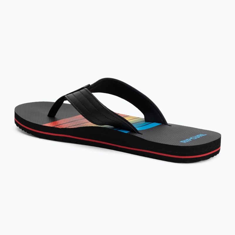 Pánské žabky Rip Curl Ripper Bloom black/red 3
