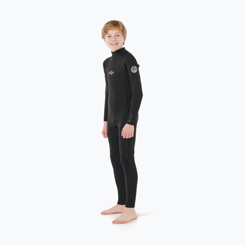 Dětský plavecký neopren Musto Flexlite Alumin 3.0 Long John Jr 3 mm midnight marl Rip Curl Dawn Patrol 3/2 mm Back Zip black 3