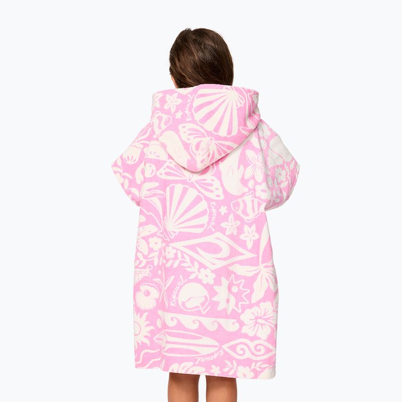 Dámské pončo Rip Curl Mixed Snap Cotton Hooded pink 2
