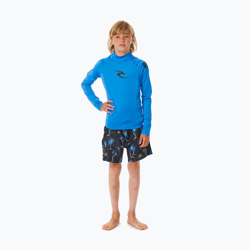 Dětské plavecké tričko s dlouhým rukávem Rip Curl Waves Upf blue gum 2