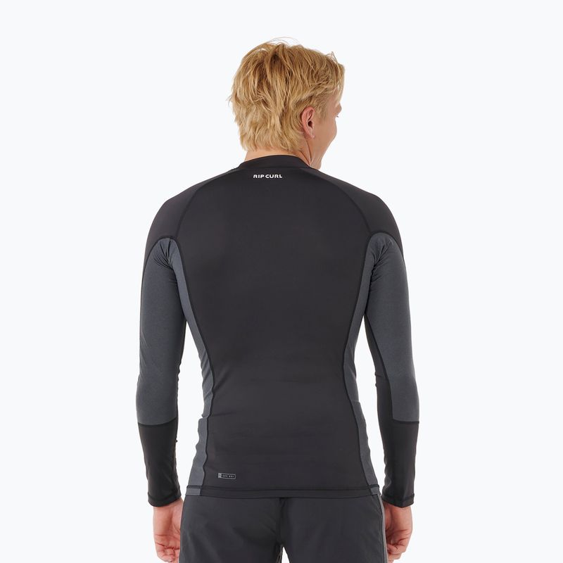 Pánské plavecké triko s dlouhým rukávem Rip Curl Waves Upf Perf black 3