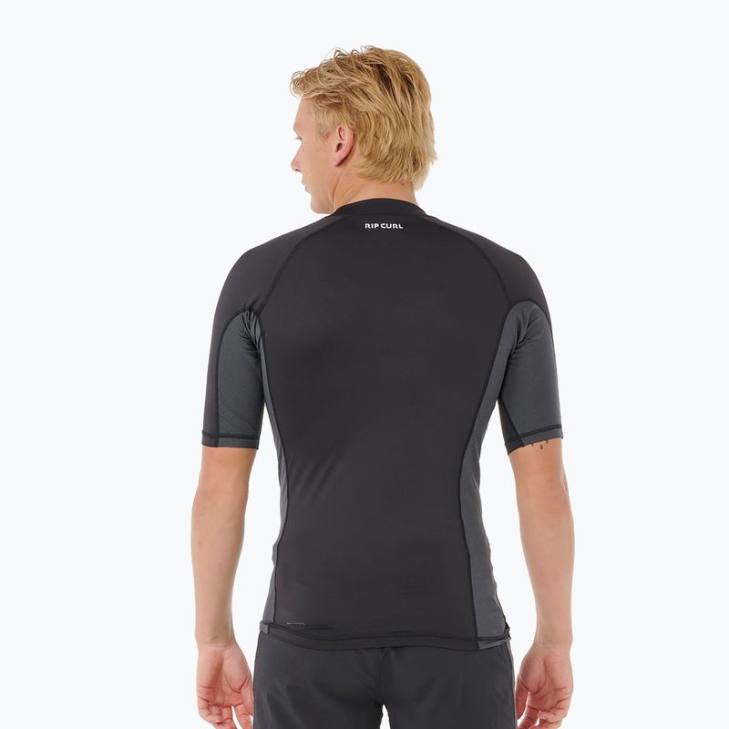 Pánské tričko na plavání Rip Curl Waves Upf Perf black 3