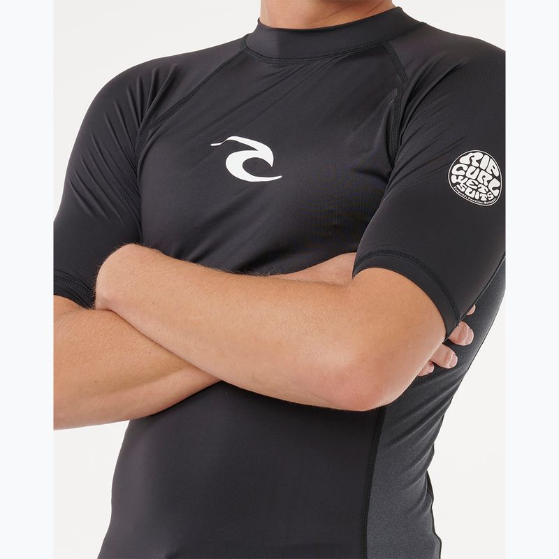 Pánské tričko na plavání Rip Curl Waves Upf Perf black 6