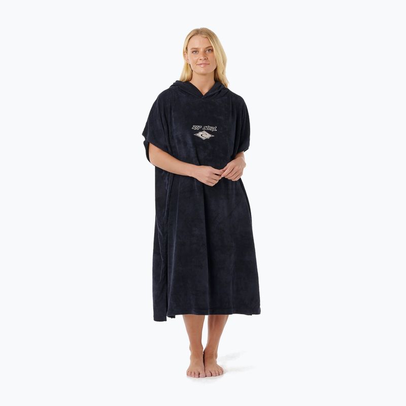 Dámské pončo Rip Curl Classic Surf Hooded black/off white