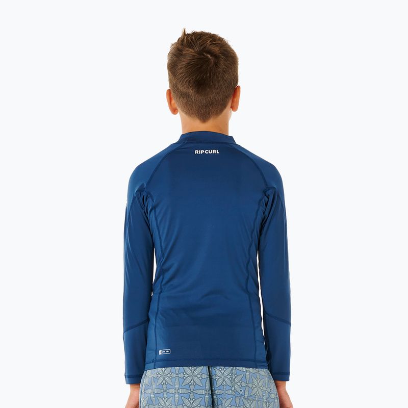 Dětské plavecké tričko s dlouhým rukávem Rip Curl Waves Upf light navy 3