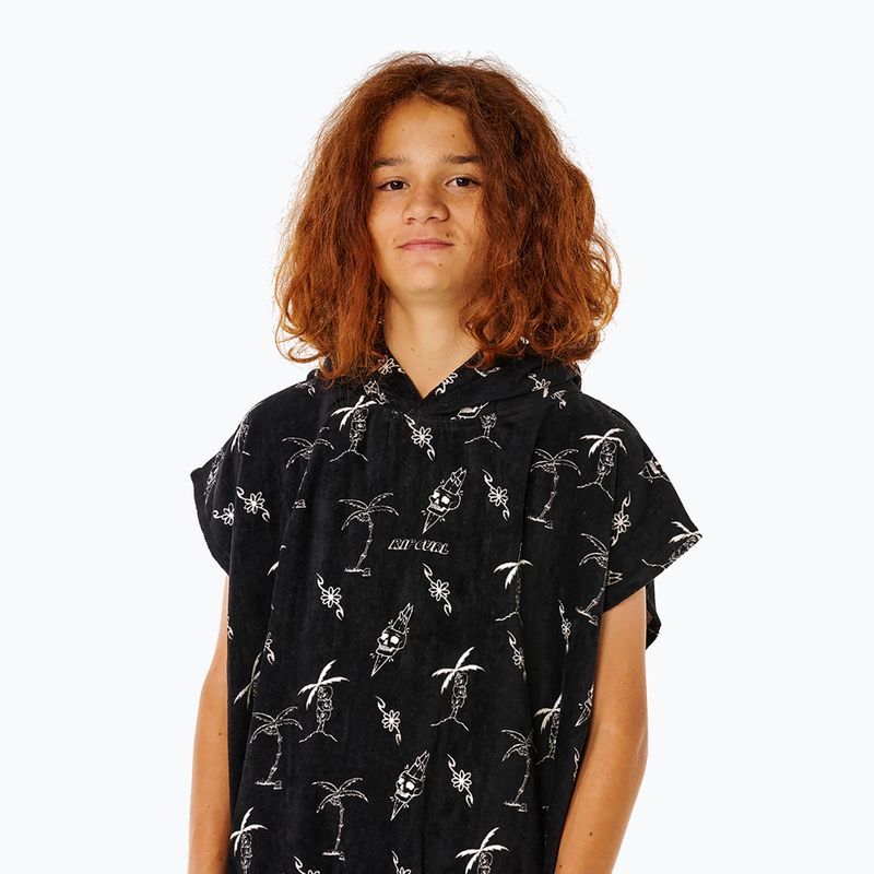 Dětské pončo Rip Curl Mixed Hooded Towel black 5