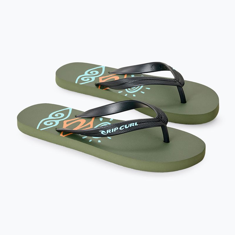 Dětské žabky Rip Curl Sessions Bloom Open Toe olive 2
