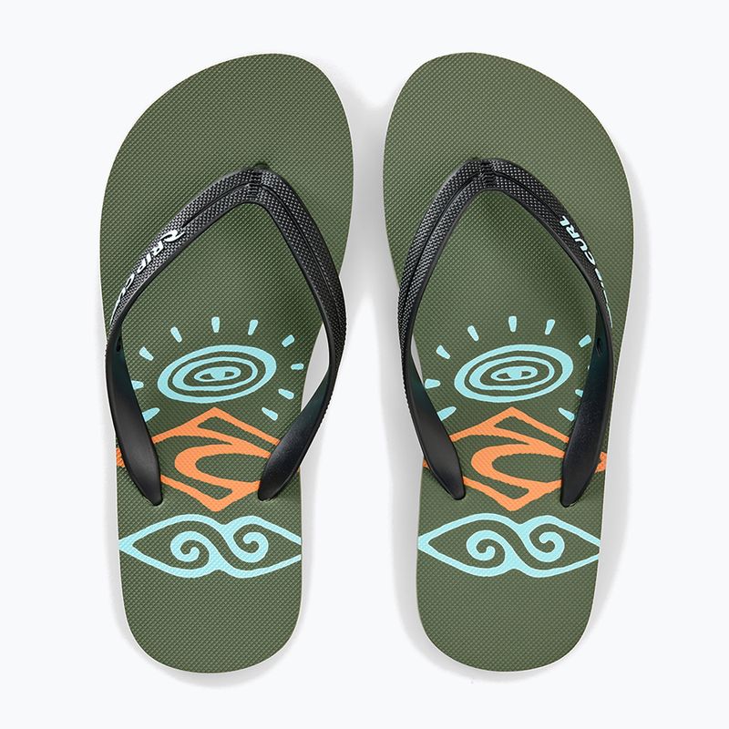 Dětské žabky Rip Curl Sessions Bloom Open Toe olive 5
