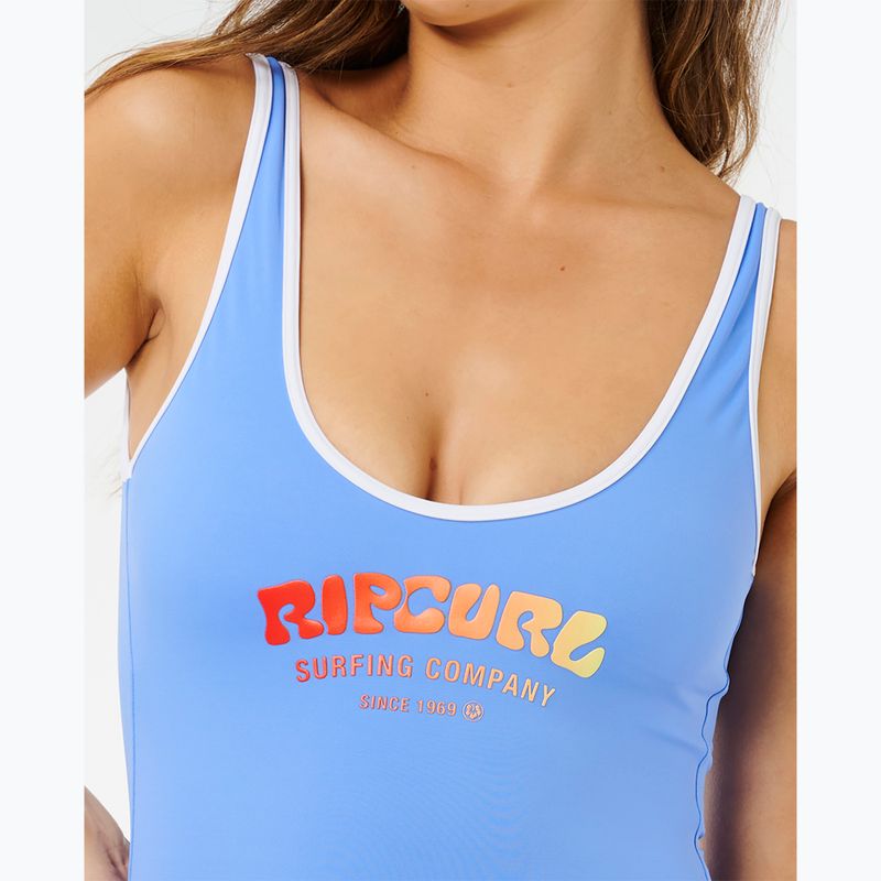 Jednodílné plavky Rip Curl Surf Puff sky blue 5