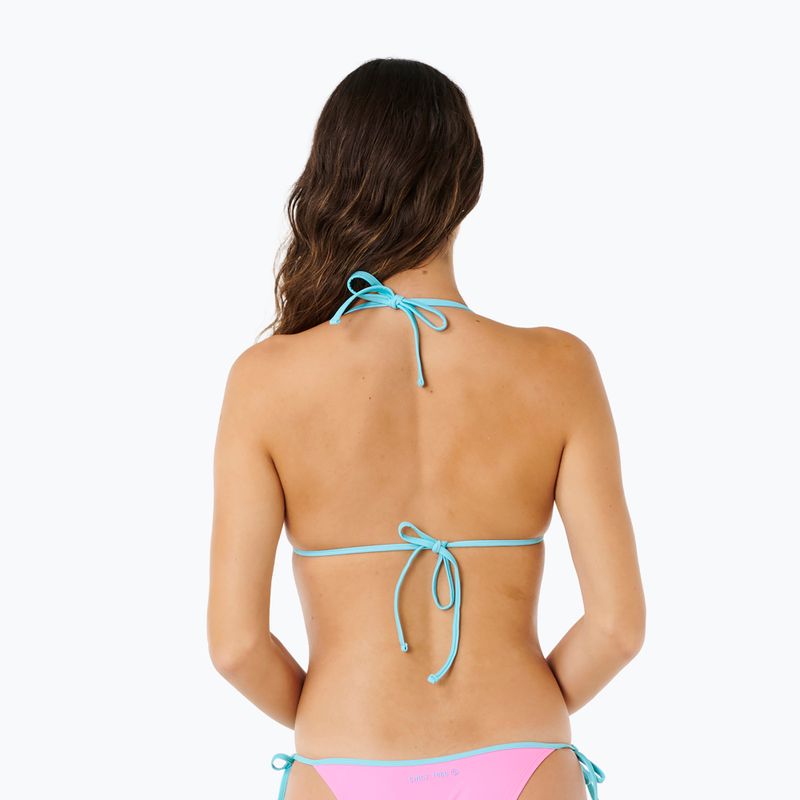 Horní díl plavek Rip Curl Surf Puff Sliding Tri light pink 3