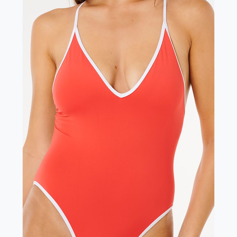 Dámské jednodílné plavky Rip Curl Classic Surf red 5