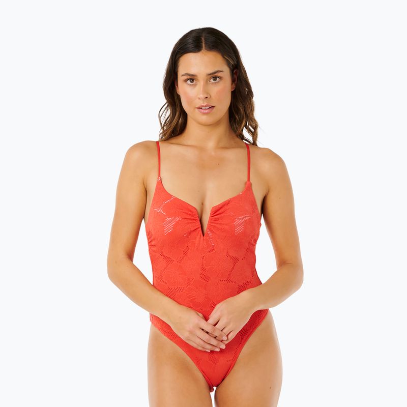 Dámské jednodílné plavky Rip Curl Oasis V Wire Multi Fit red