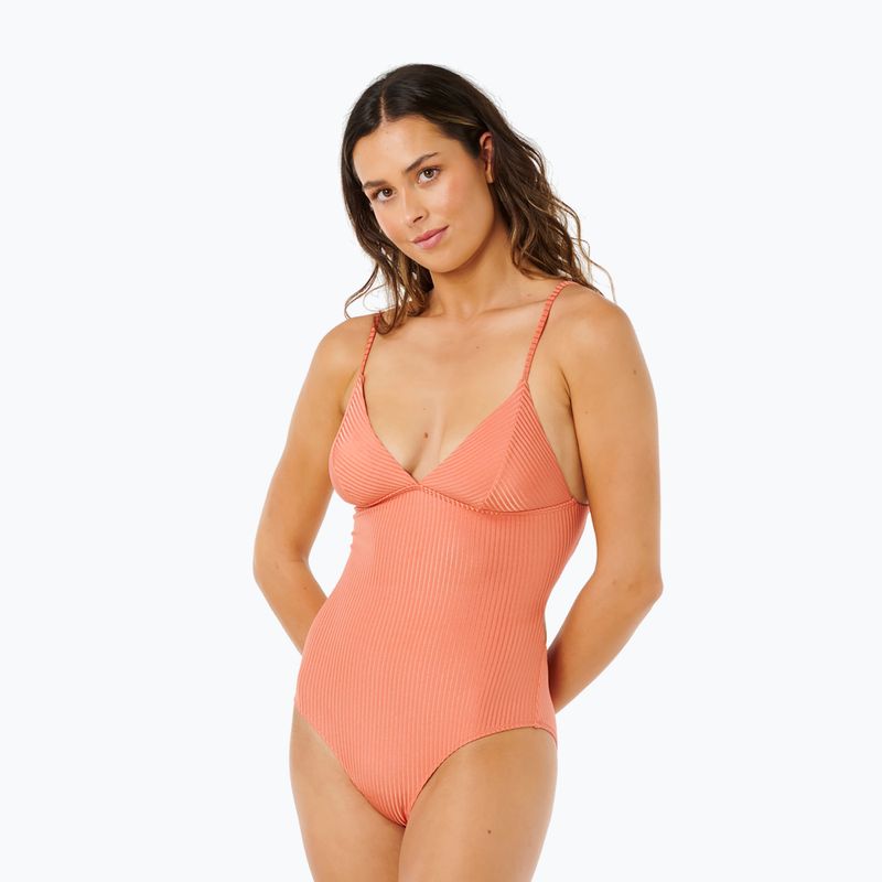 Dámské jednodílné plavky Rip Curl Luxe Surf Good red 4