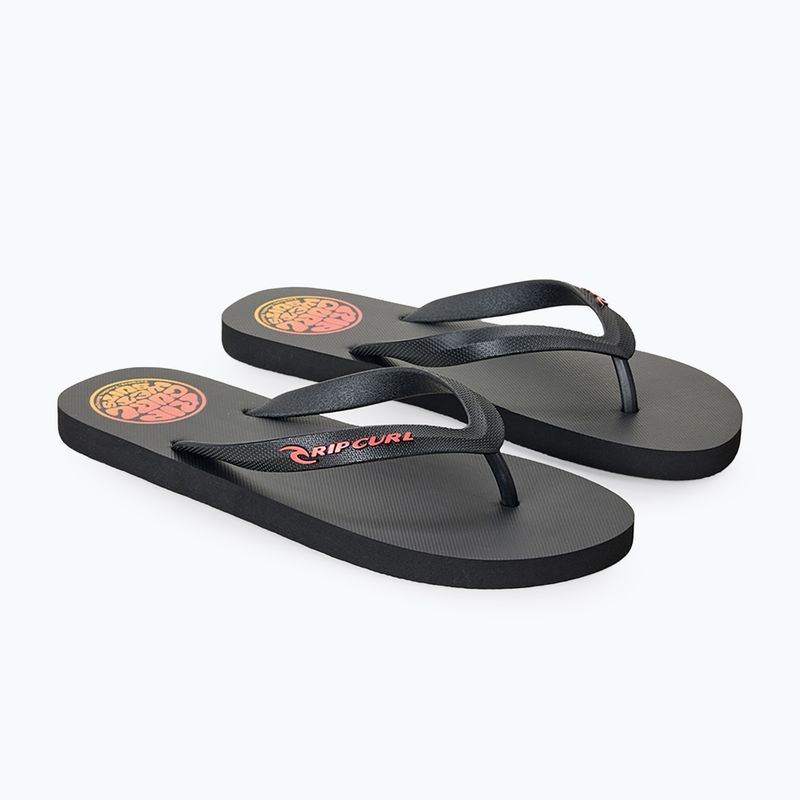 Pánské žabky Rip Curl Icons of Surf Bloom Open Toe black/orange 2