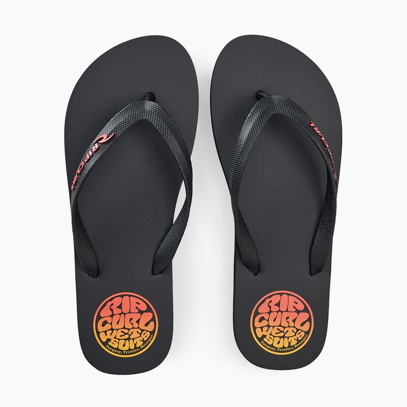 Pánské žabky Rip Curl Icons of Surf Bloom Open Toe black/orange 5