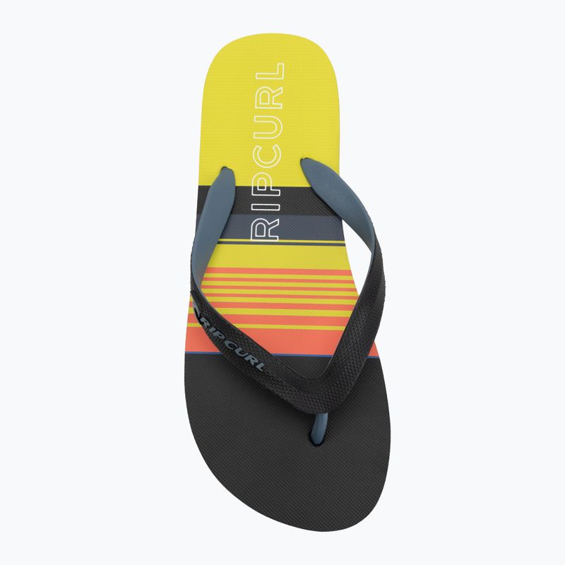 Pánské žabky Rip Curl Daybreaker Bloom Open Toe neon lime 5