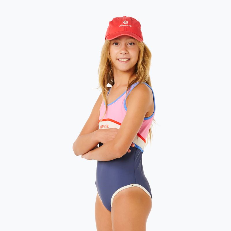 Dětské jednodílné plavky Rip Curl Surf Revival navy 5