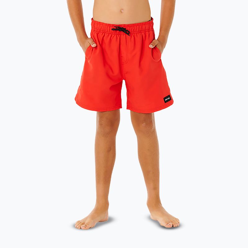 Dětské plavkové šortky Rip Curl Offset Volley red 13