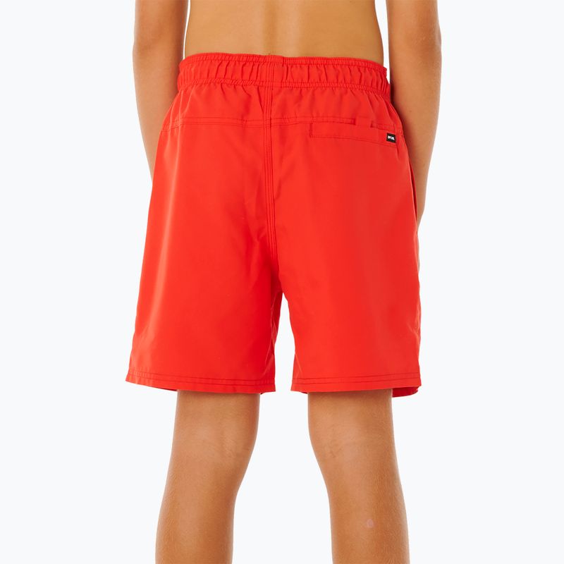 Dětské plavkové šortky Rip Curl Offset Volley red 4