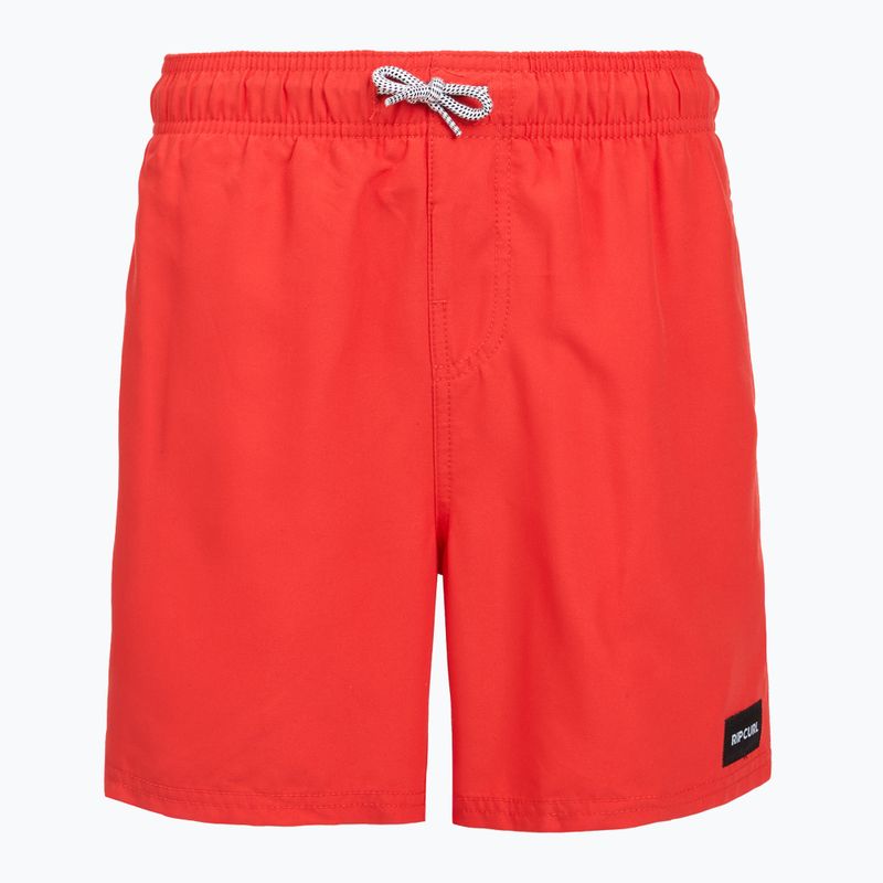 Dětské plavkové šortky Rip Curl Offset Volley red 7