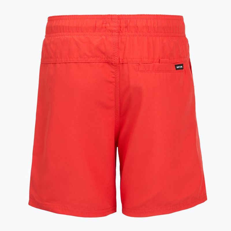 Dětské plavkové šortky Rip Curl Offset Volley red 8