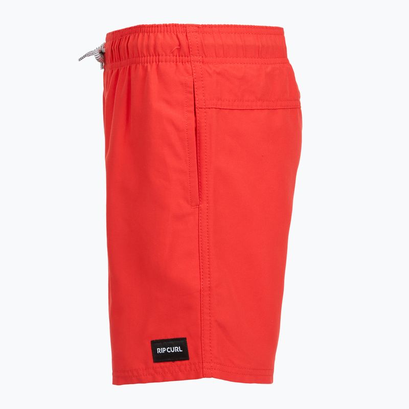 Dětské plavkové šortky Rip Curl Offset Volley red 9