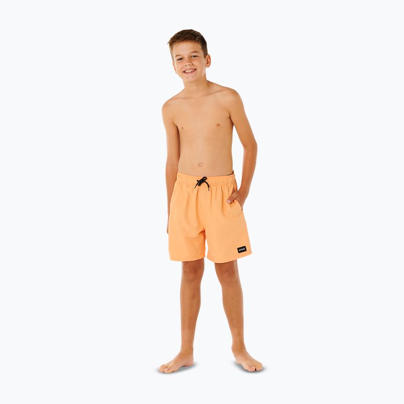 Dětské plavkové šortky Rip Curl Offset Volley mandarin set 2