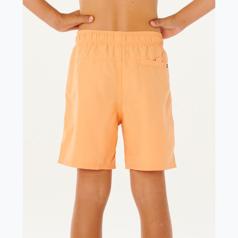 Dětské plavkové šortky Rip Curl Offset Volley mandarin set 3