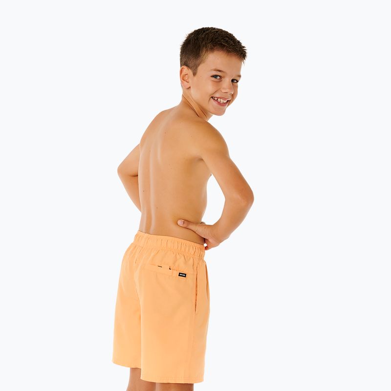 Dětské plavkové šortky Rip Curl Offset Volley mandarin set 5