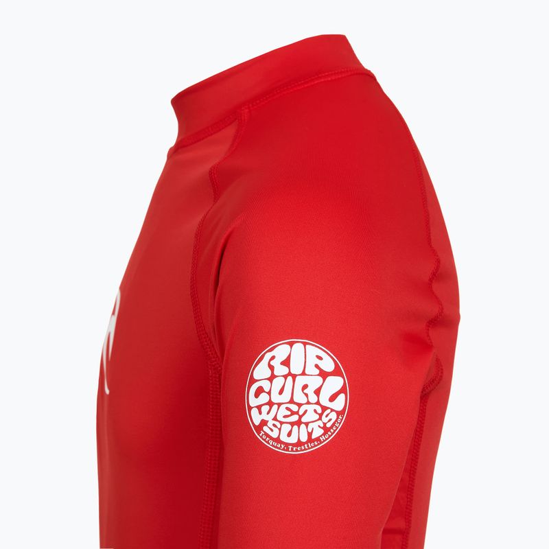 Dětské plavky Rip Curl Waves Upf lava red 5