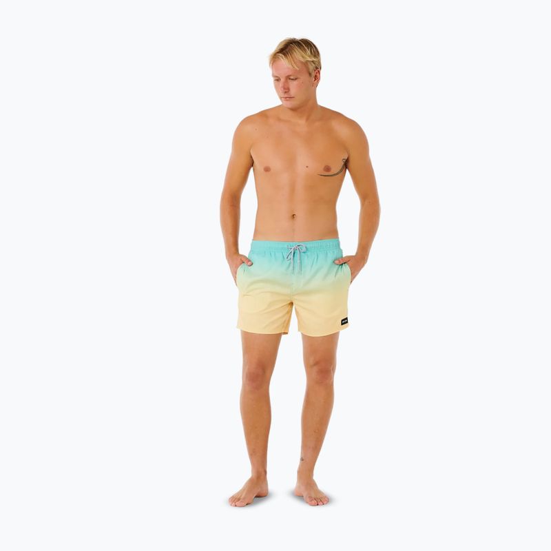 Pánské plavkové šortky Rip Curl Offset Fade Volley aqua 2