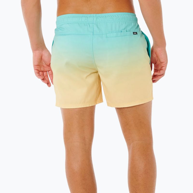 Pánské plavkové šortky Rip Curl Offset Fade Volley aqua 3