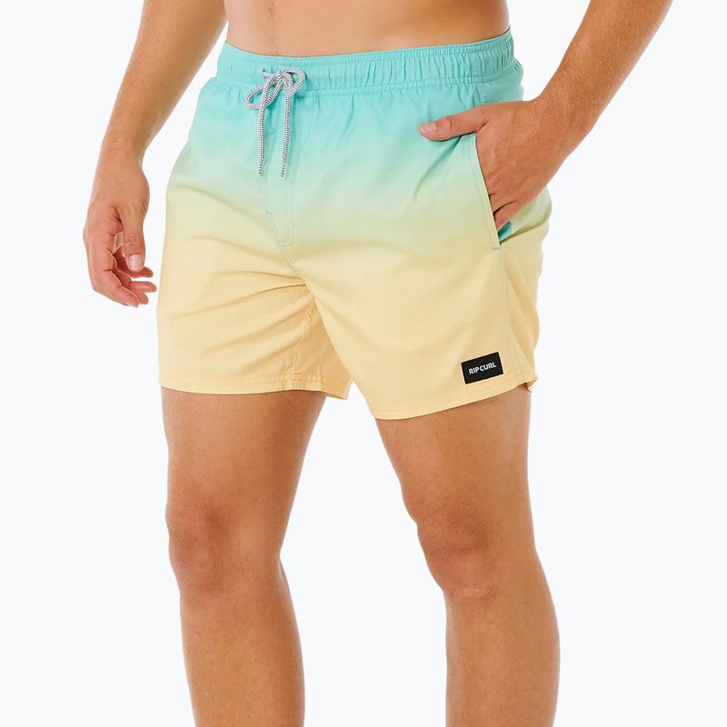 Pánské plavkové šortky Rip Curl Offset Fade Volley aqua 4