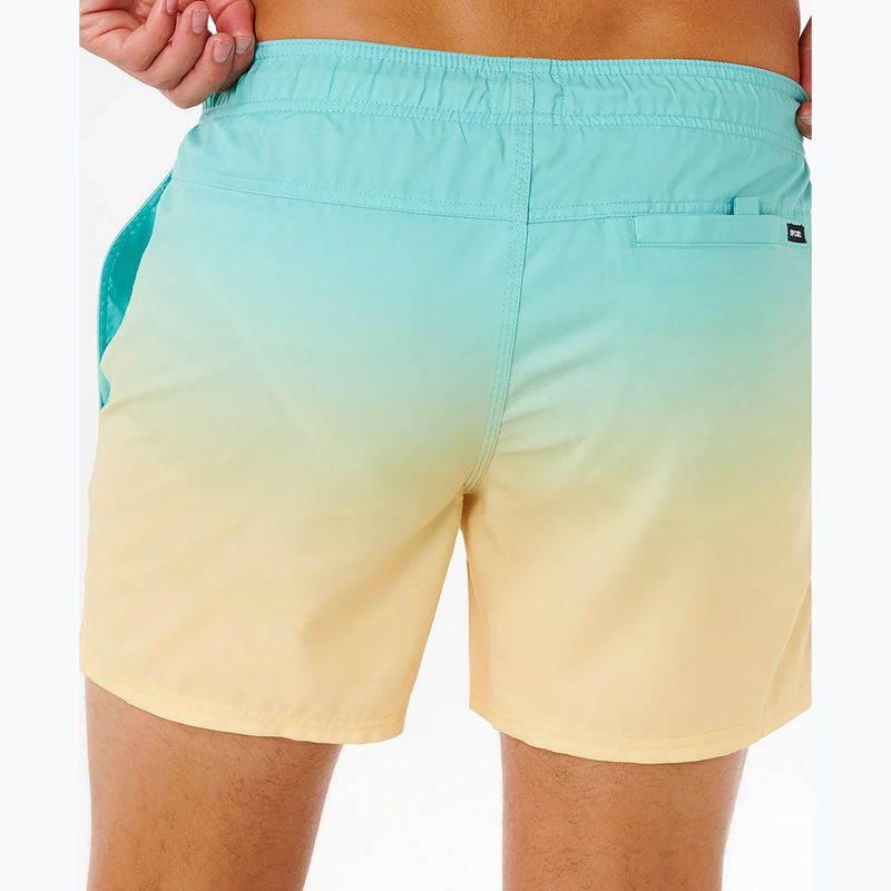 Pánské plavkové šortky Rip Curl Offset Fade Volley aqua 6