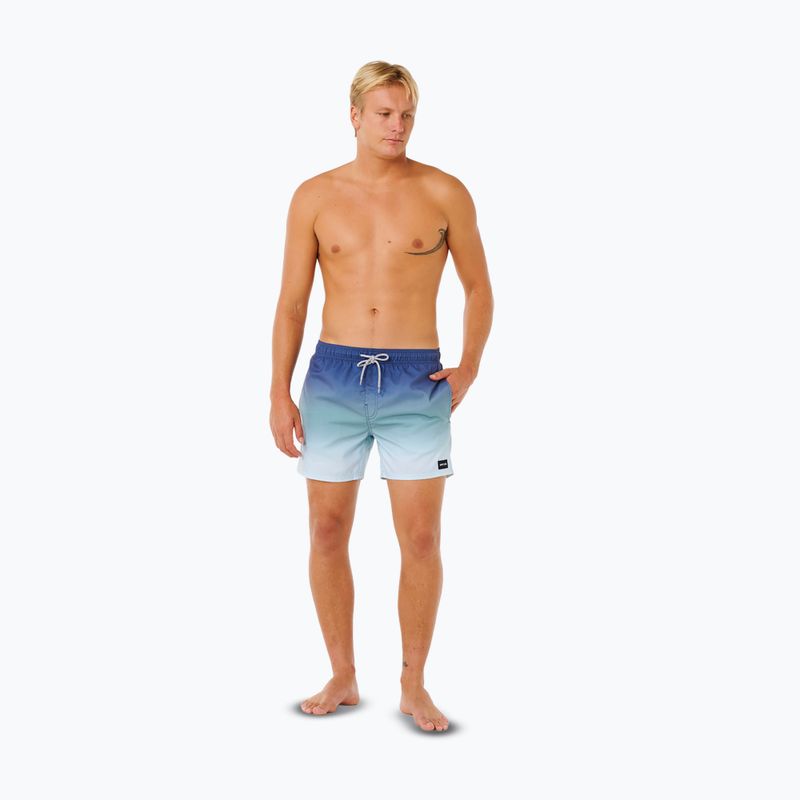 Pánské plavkové šortky Rip Curl Offset Fade Volley light navy 2