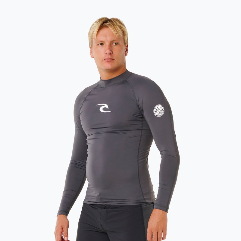 Pánské plavecké triko s dlouhým rukávem Rip Curl Waves Upf Perf charcoal grey 4