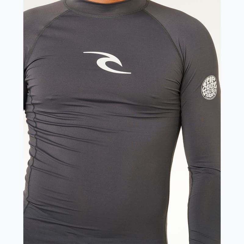 Pánské plavecké triko s dlouhým rukávem Rip Curl Waves Upf Perf charcoal grey 6