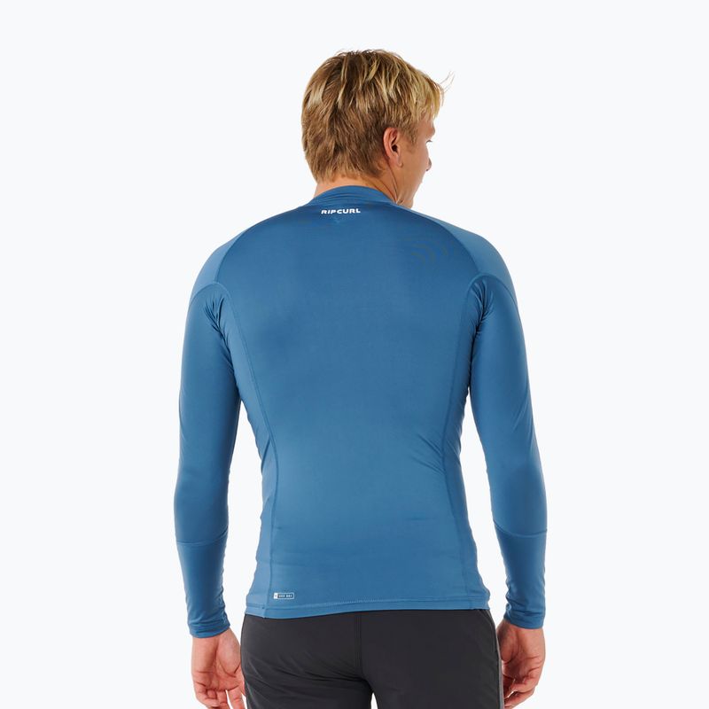 Pánské plavecké triko s dlouhým rukávem Rip Curl Waves Upf Perf bluefin 3