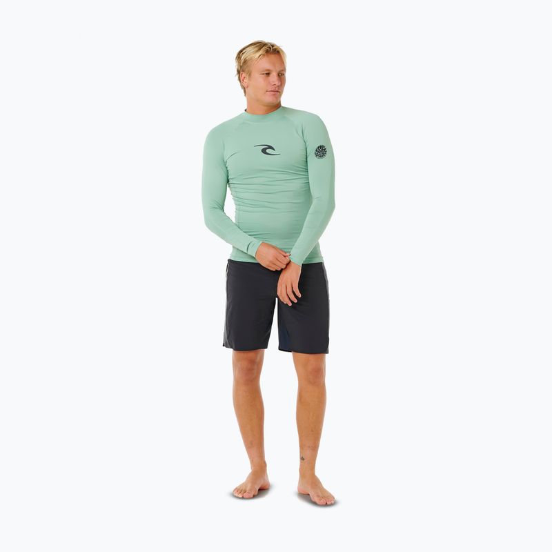 Pánské plavecké triko s dlouhým rukávem Rip Curl Waves Upf Perf aloe 2