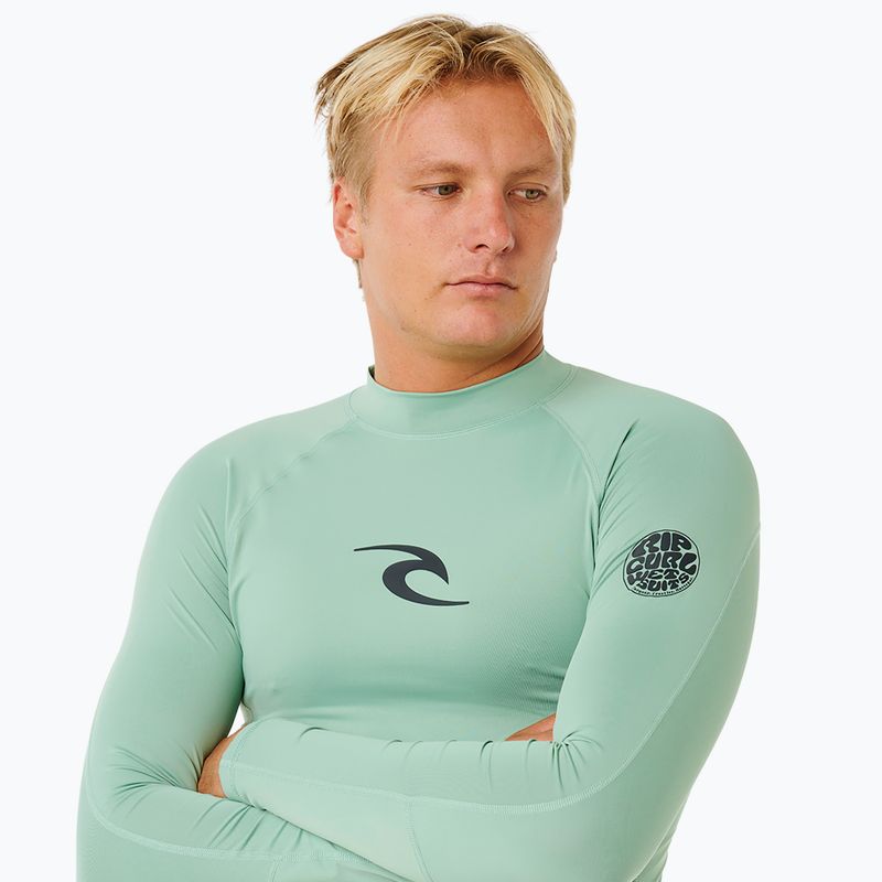 Pánské plavecké triko s dlouhým rukávem Rip Curl Waves Upf Perf aloe 5