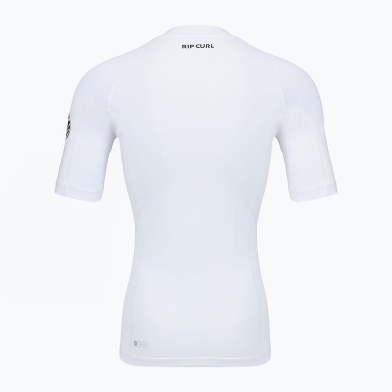 Pánské tričko na plavání Rip Curl Waves Upf Perf white 2