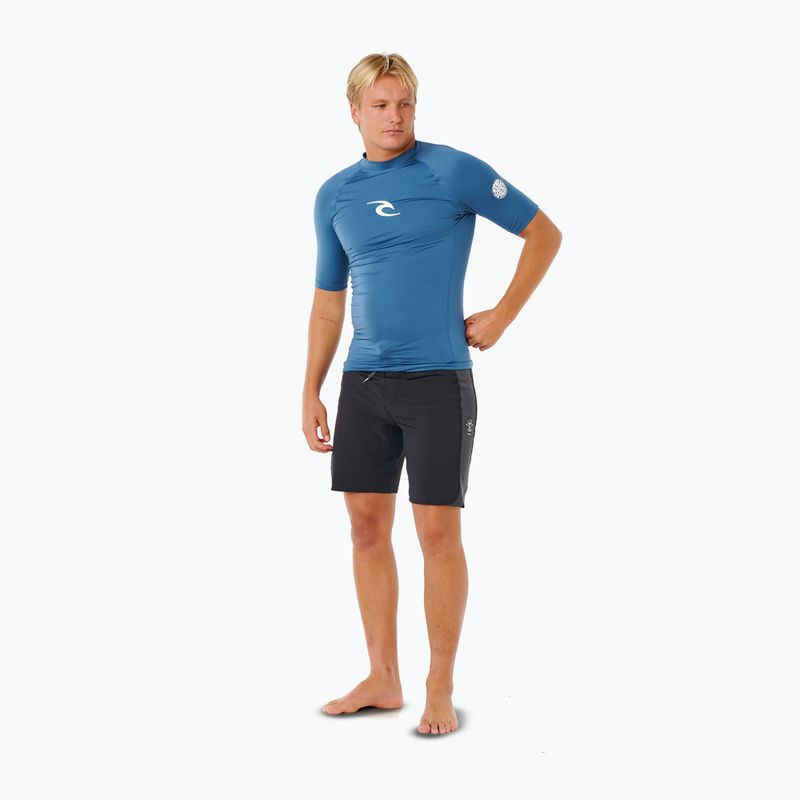 Pánské tričko na plavání Rip Curl Waves Upf Perf bluefin 2
