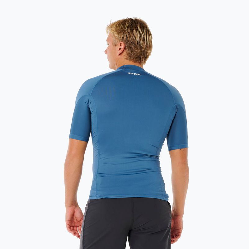 Pánské tričko na plavání Rip Curl Waves Upf Perf bluefin 3