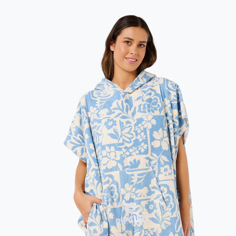 Dámské pončo Rip Curl Mixed Hooded Towel blissful blue 5