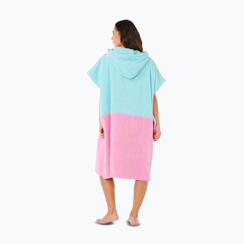Dámské pončo Rip Curl Premium Surf Hooded Towel light sea blue 2