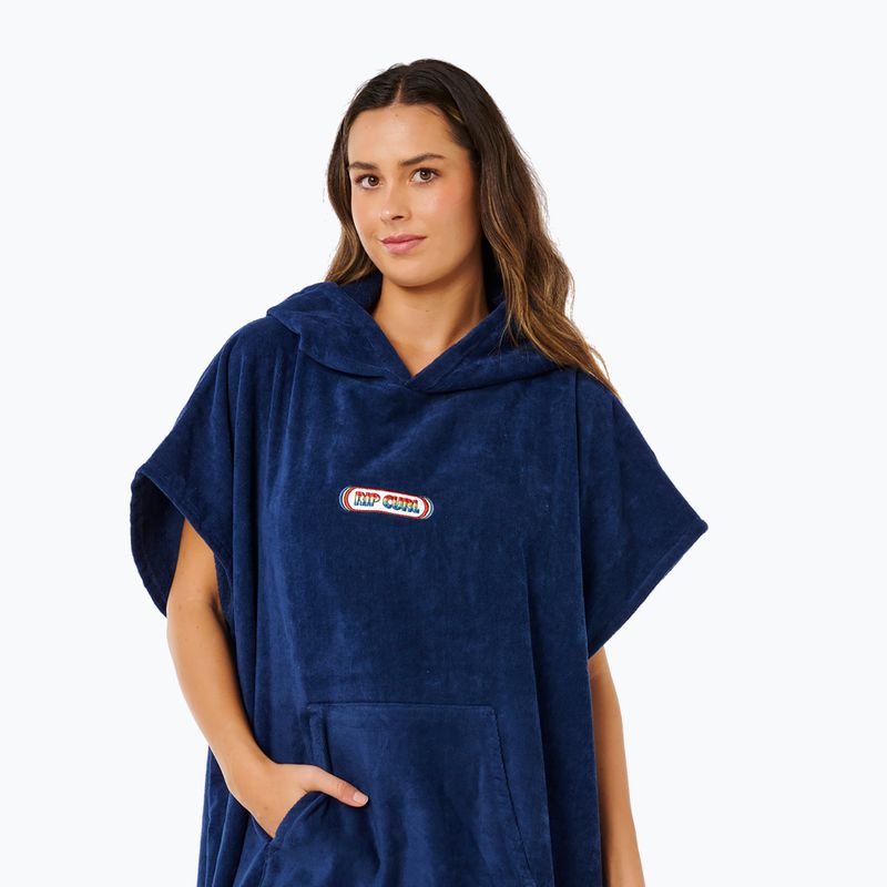 Dámské pončo Rip Curl Icon Hooded Towel dark navy 5