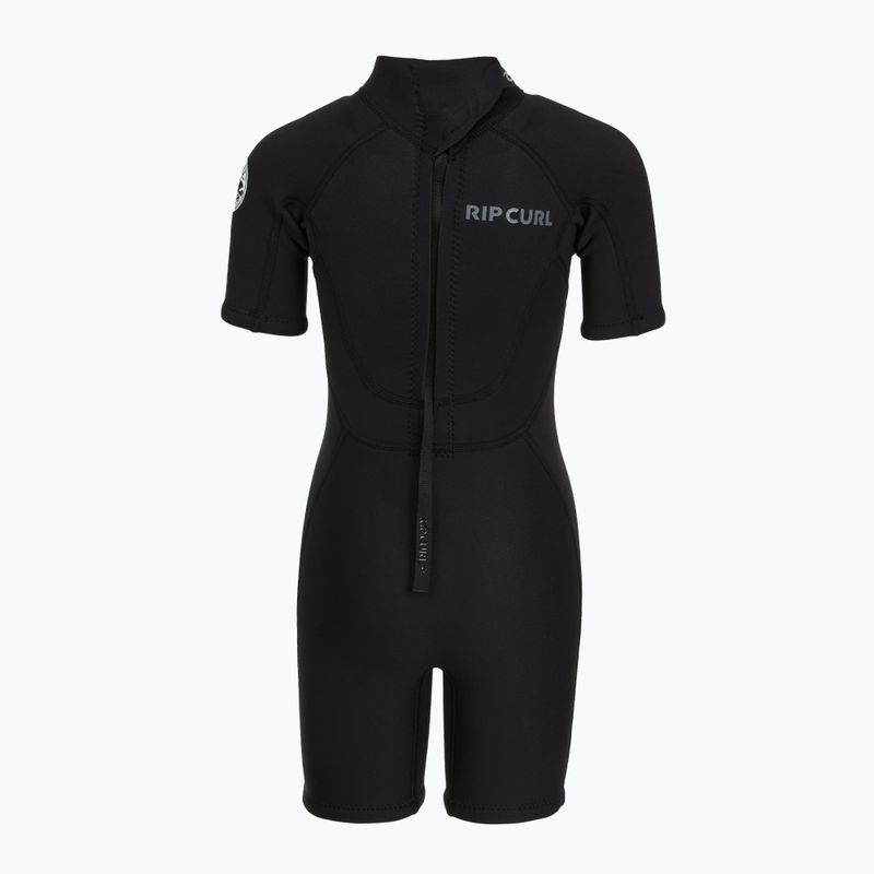 Dětské neoprenové oblečení na plavání Rip Curl Groms Trad 2/2 mm Back Zip Springsuit black 3