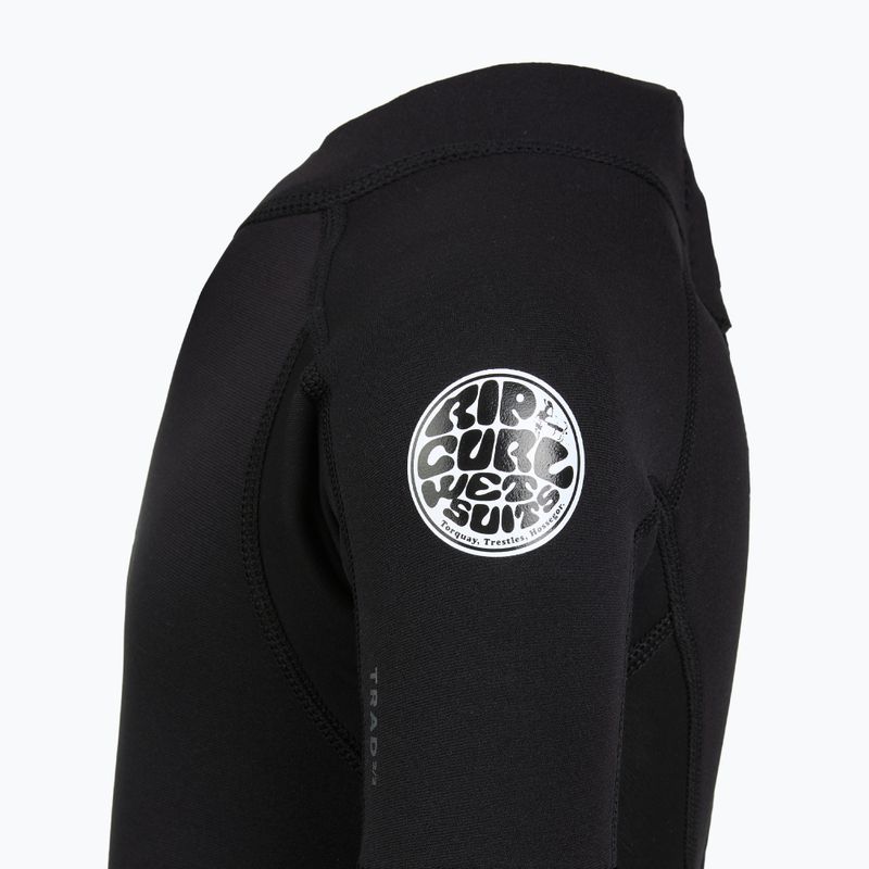 Dětské neoprenové oblečení na plavání Rip Curl Groms Trad 2/2 mm Back Zip Springsuit black 4