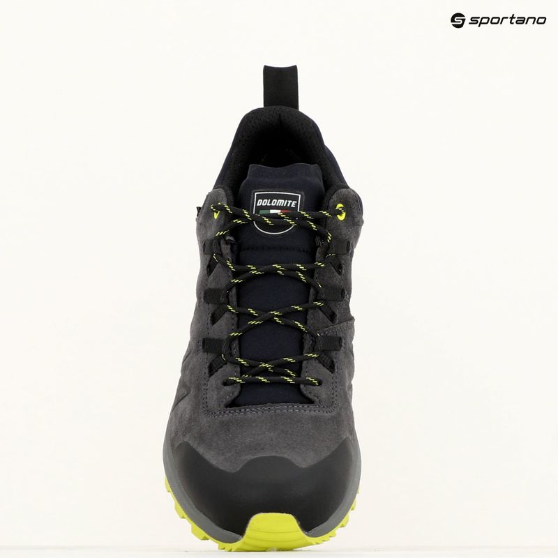 Pánské turistické boty Dolomite Croda Nera GTX grey/lime green 10