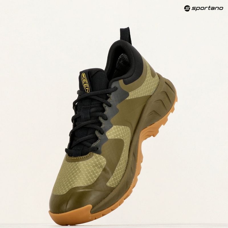 Pánské turistické boty KEEN Versacore WP dark olive/antique moss 9